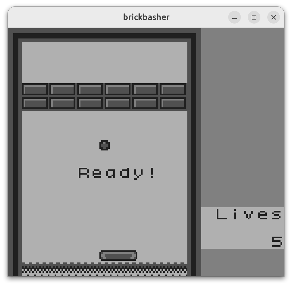 Brickbasher Ready Screen