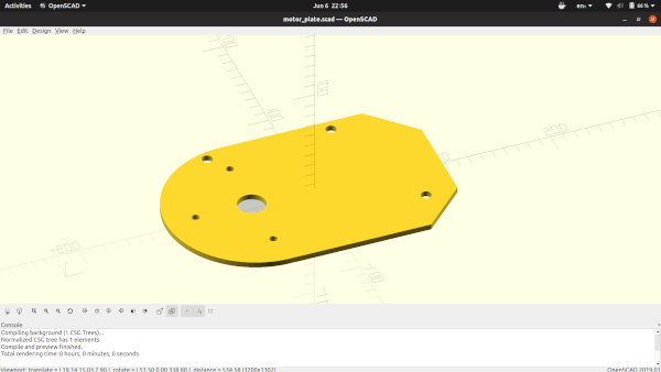 Motor Plate Mount