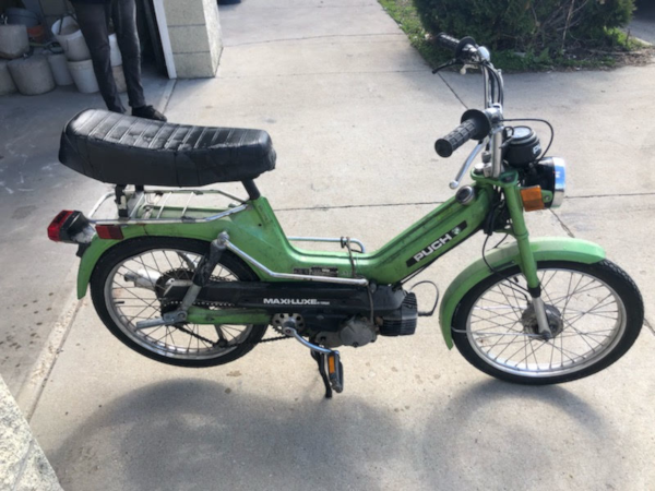 Green Craigslist Puch Maxi 1