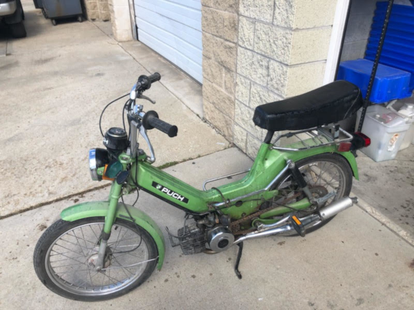 Green Craigslist Puch Maxi 2