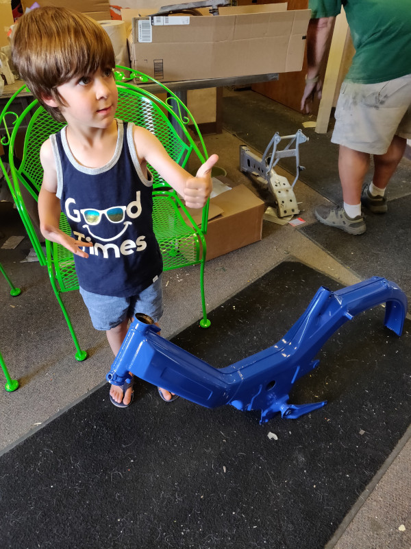 My son approves of the paint job