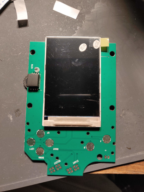 Mounted LCD Display