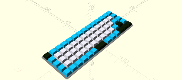 KeeBee CAD Plate with Switches