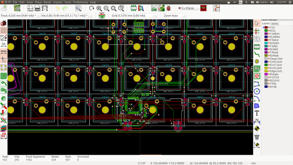 KeeBee Kicad PCB