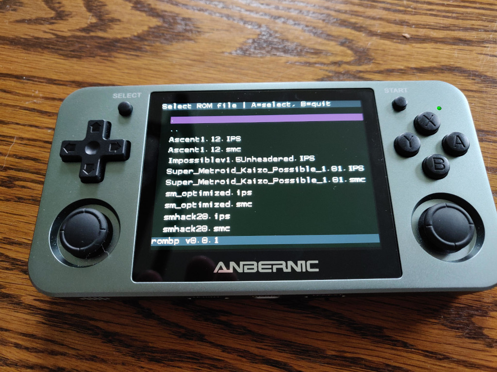 Writing Software for the RG350M Gaming Handheld » Blake Smith